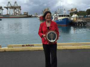 2016 Champion of Maritime award recipient Sen. Mazie Hirono (D-HI)